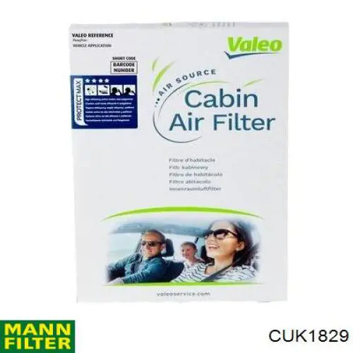 Filtro de cabina Mann-Filter CUK1829 precio, desde 10,75 EUR