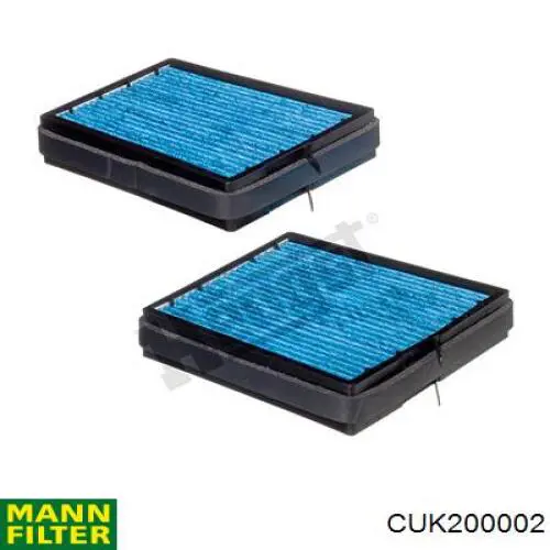Filtro de cabina Mann-Filter CUK200002 precio, desde 55,84 EUR