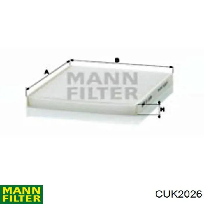 Comprar CUK2026 Mann-Filter Filtro de aire del habitáculo