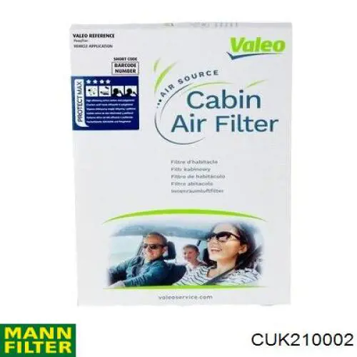 Comprar CUK210002 Mann-Filter Filtro de aire del habitáculo