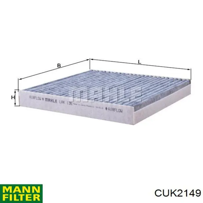 CUK 2149 Mann-Filter filtro habitáculo