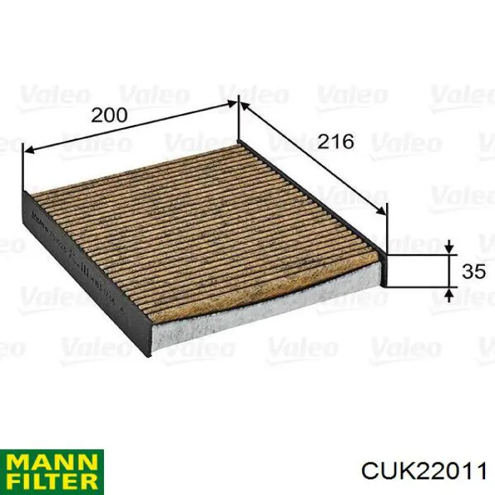 Comprar CUK22011 Mann-Filter Filtro de aire del habitáculo