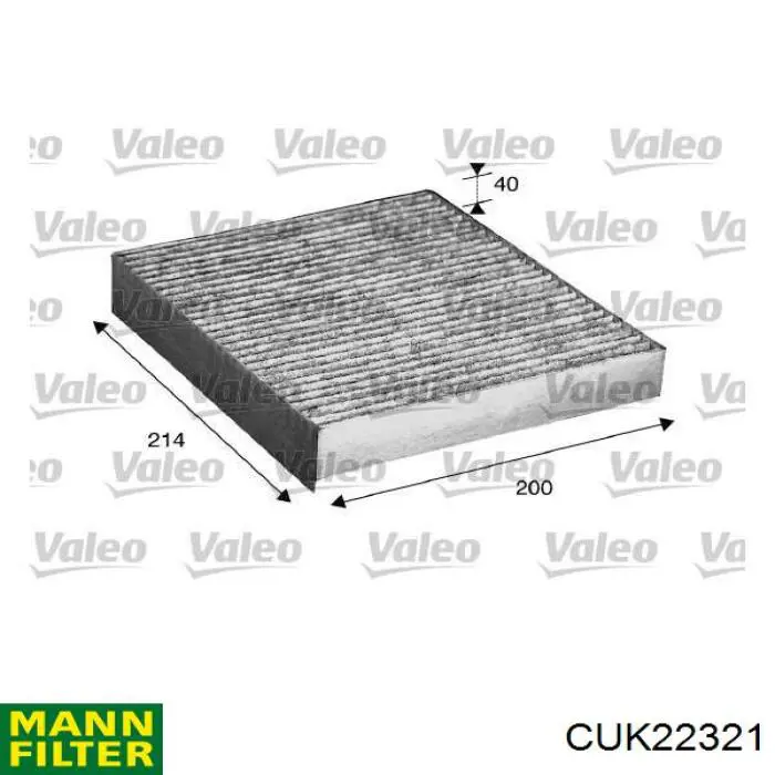 CUK2232 Mann-Filter Filtro antipolen