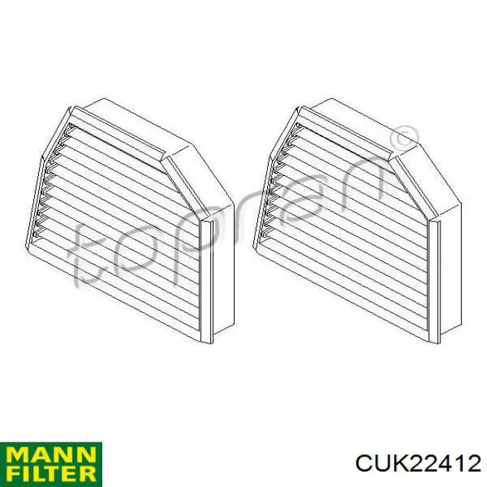 Filtro de polen Mann-Filter CUK22412