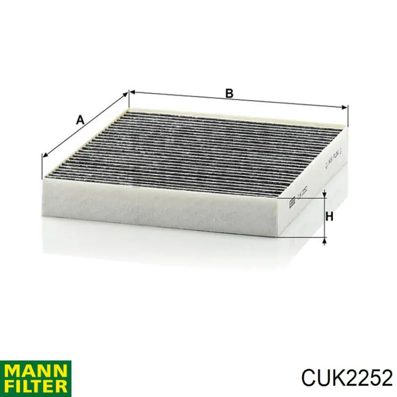 CUK2252 Mann-Filter filtro habitáculo