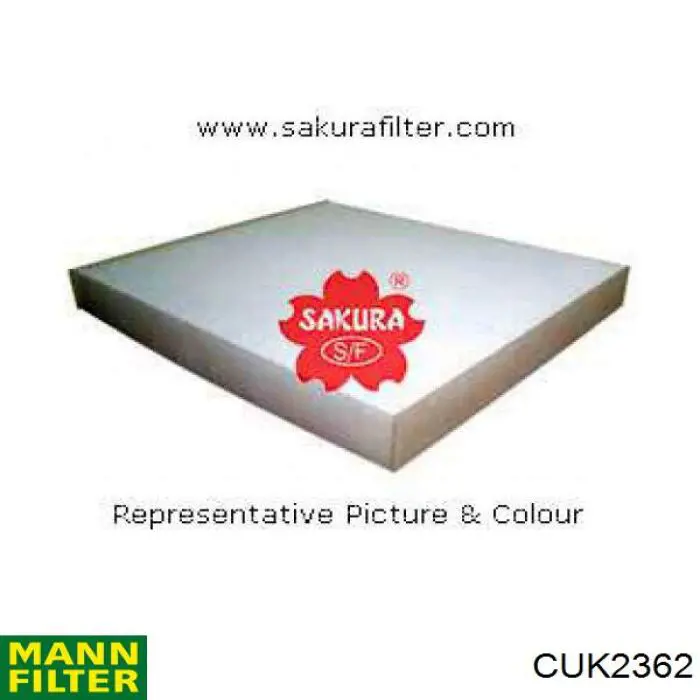 CUK2362 Mann-Filter filtro habitáculo