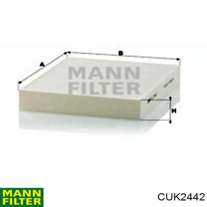 Filtro de habitáculo CAF220511 Open Parts