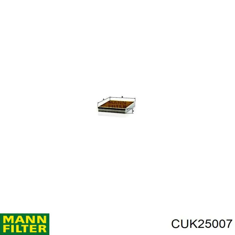 Filtro de cabina Mann-Filter CUK25007 precio, desde 12,75 EUR