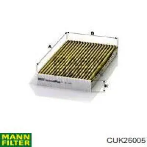 Filtro de cabina Mann-Filter CUK26005 precio, desde 11,51 EUR