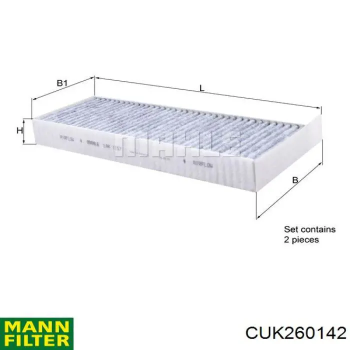 Comprar 5425400 UFI Filtro de aire del habitáculo