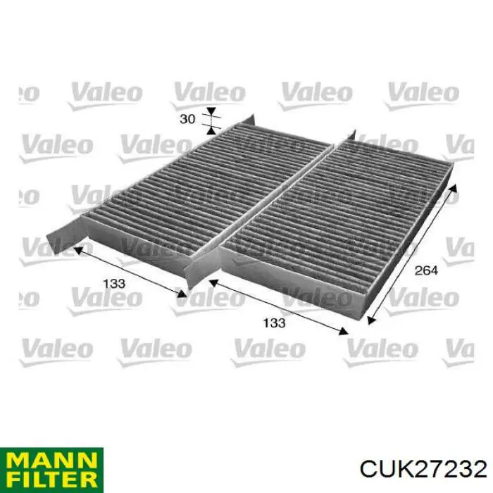 CUK 2723-2 Mann-Filter filtro habitáculo