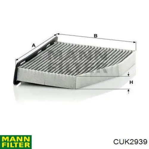 Filtro de habitáculo Volkswagen Tiguan 1 5N1, 5N2