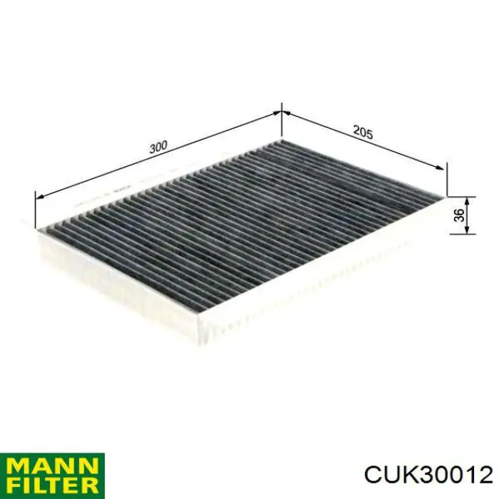 Filtro de cabina Mann-Filter CUK30012 precio, desde 15,29 EUR