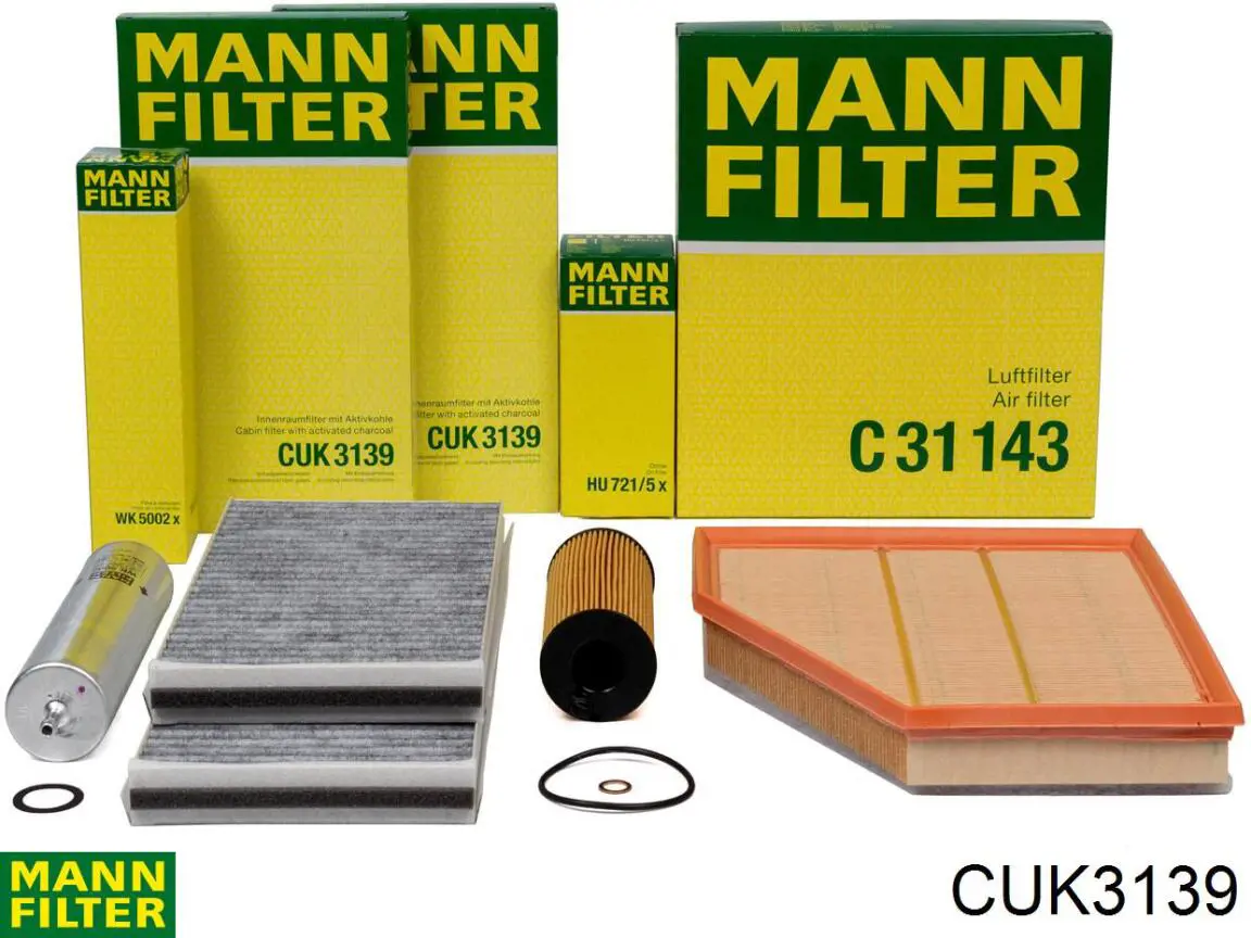 Filtro de cabina Mann-Filter CUK3139 precio, desde 18,45 EUR