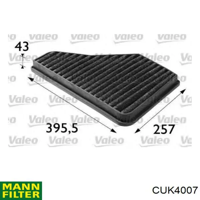 CUK4007 Mann-Filter filtro habitáculo