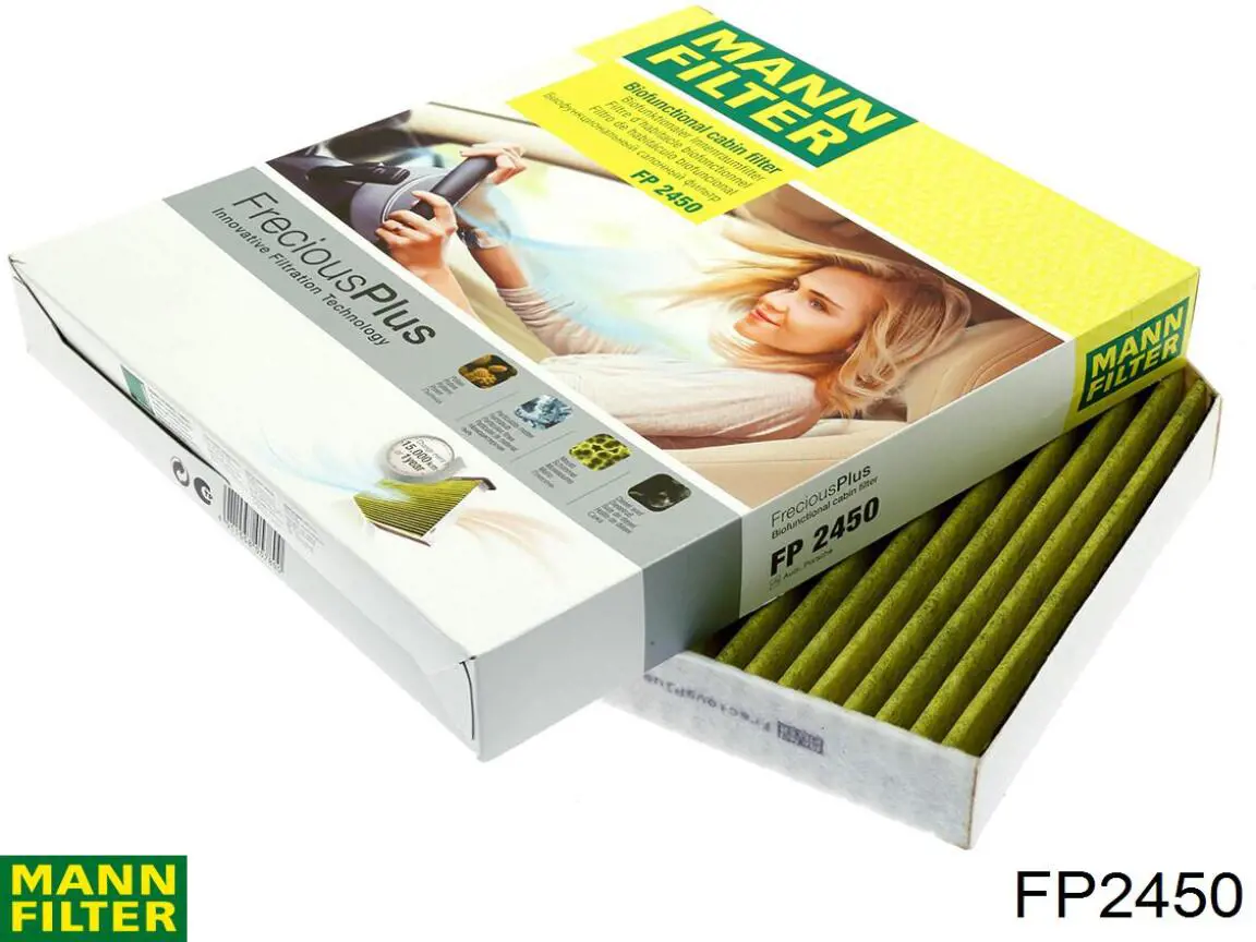Filtro de cabina Mann-Filter FP2450 precio, desde 6,11 EUR