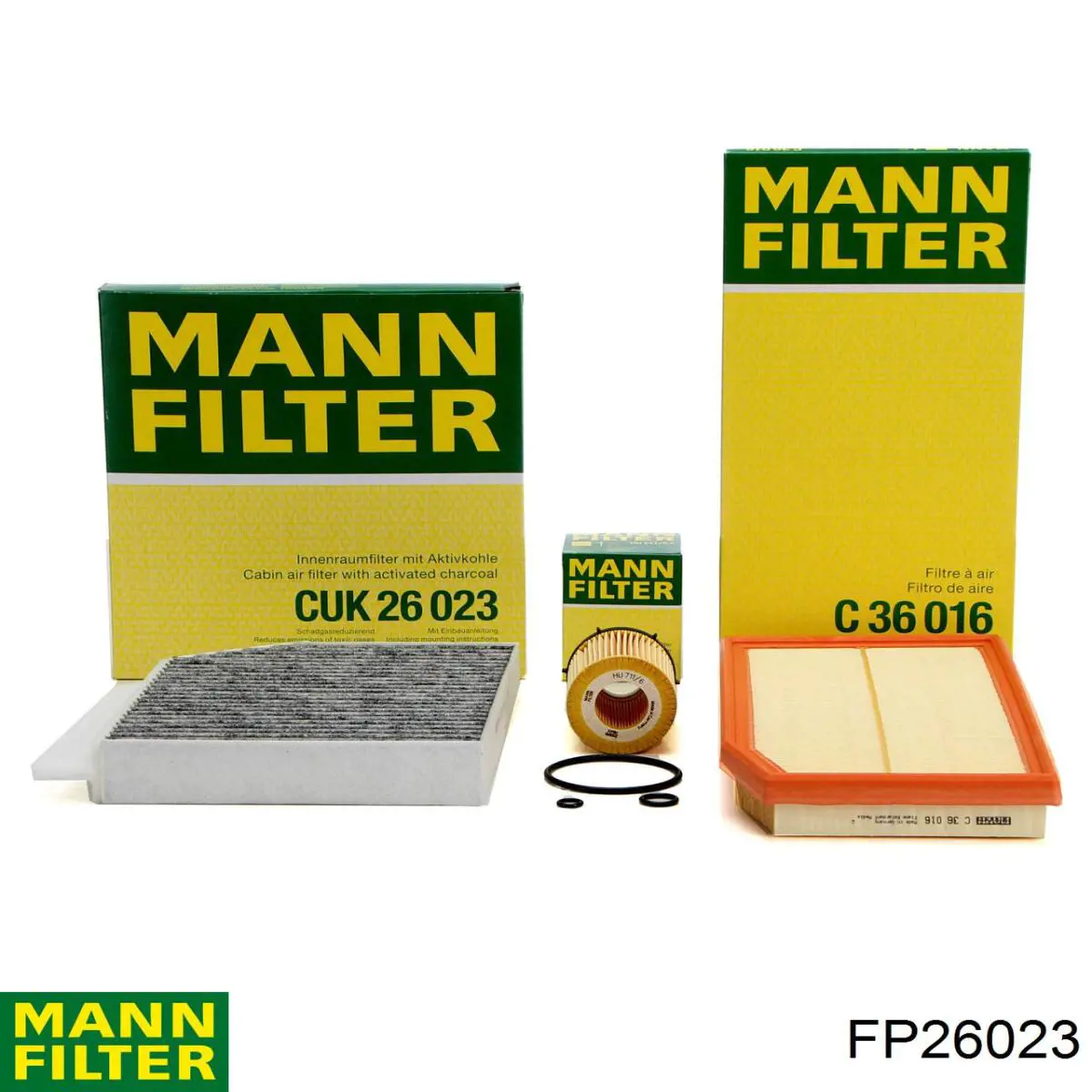 Filtro de cabina Mann-Filter FP26023 precio, desde 30,49 EUR