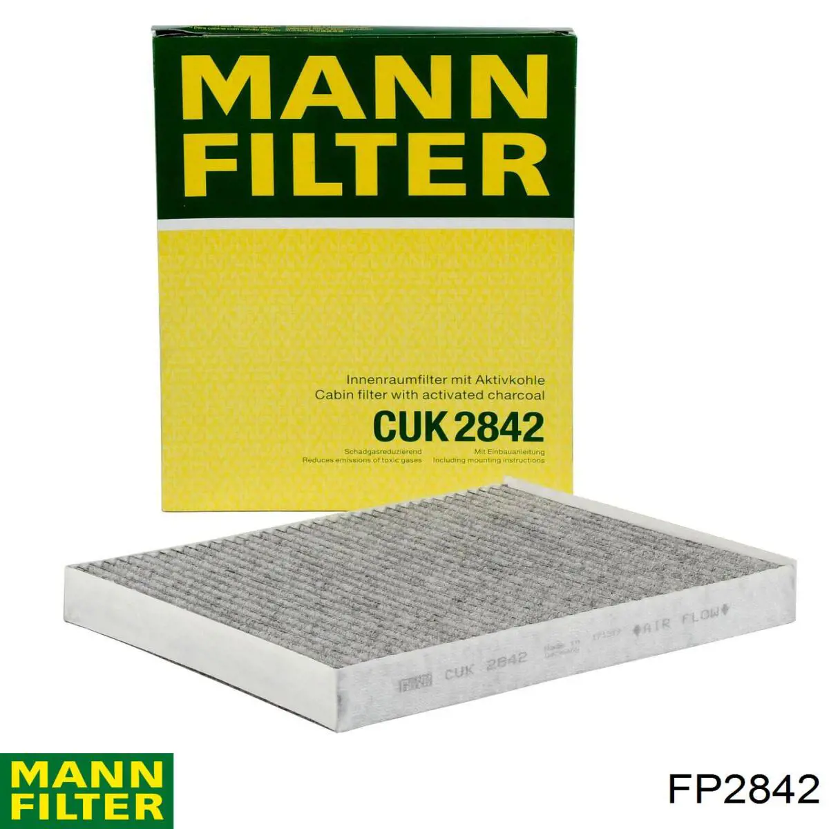 Filtro de cabina Mann-Filter FP2842 precio, desde 20,16 EUR