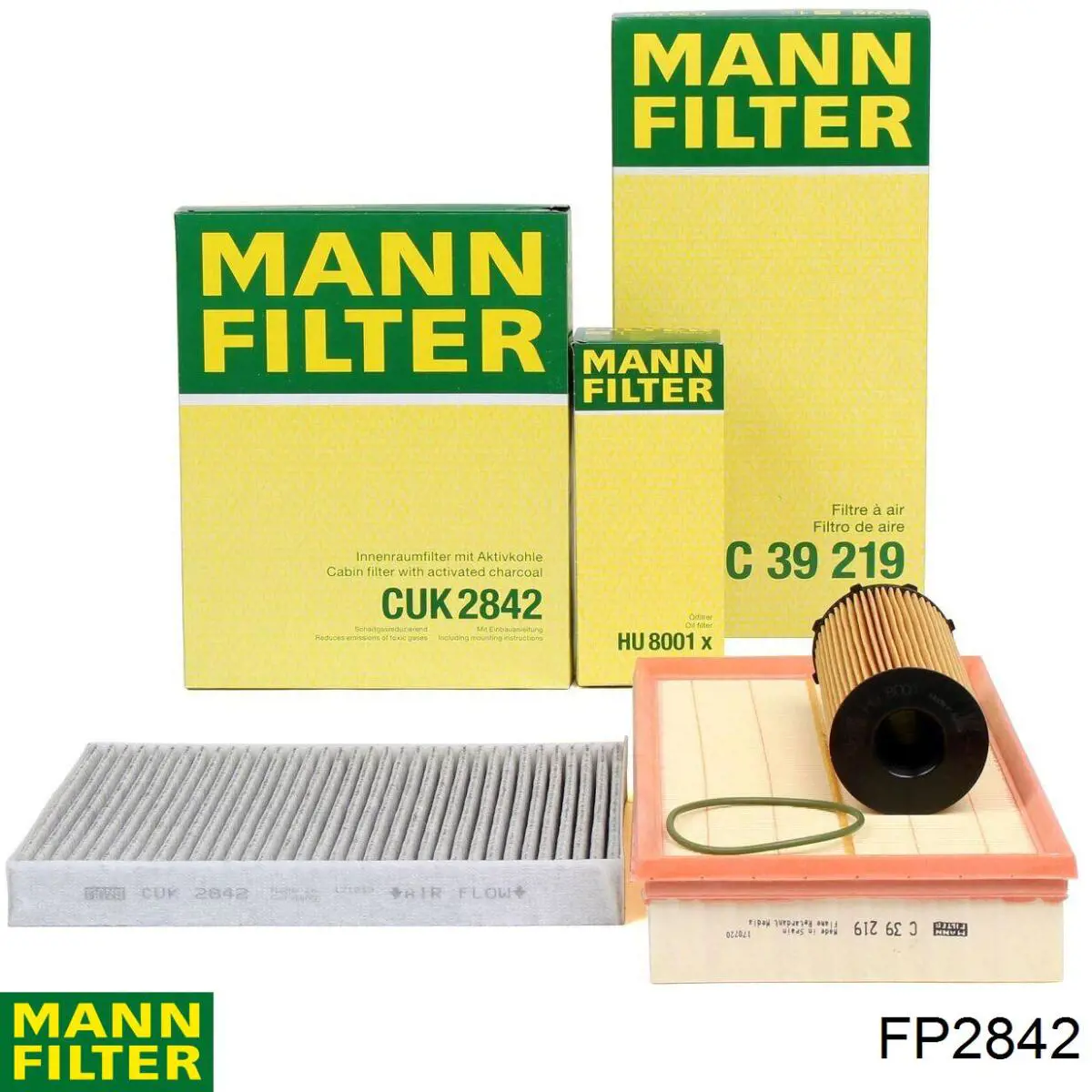 Filtro de habitáculo FP2842 Mann-Filter