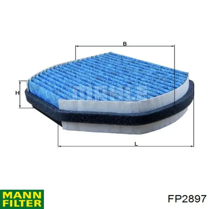 Comprar FP2897 Mann-Filter Filtro de aire del habitáculo