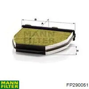 FP290051 Mann-Filter filtro habitáculo