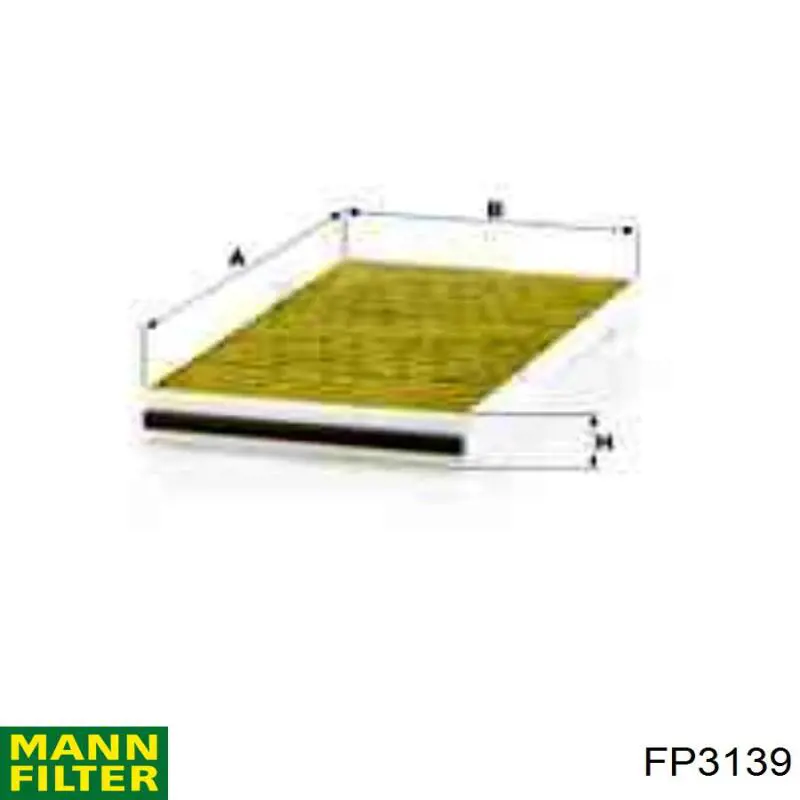 Comprar FP3139 Mann-Filter Filtro de aire del habitáculo