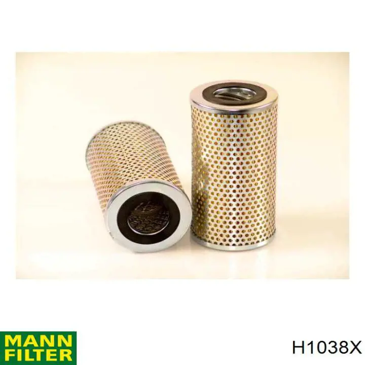 Filtro de aceite Mann-Filter H1038X precio, desde 8,99 EUR