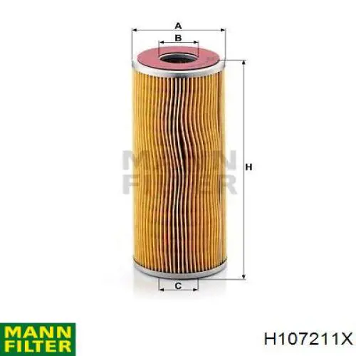 Filtro de aceite Mann-Filter H107211X precio, desde 13,23 EUR