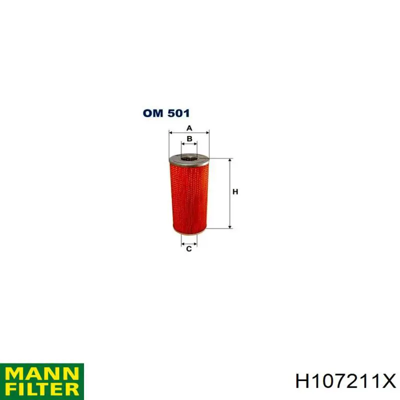 Filtro de aceite Mann-Filter HD1057 precio, desde 13,23 EUR