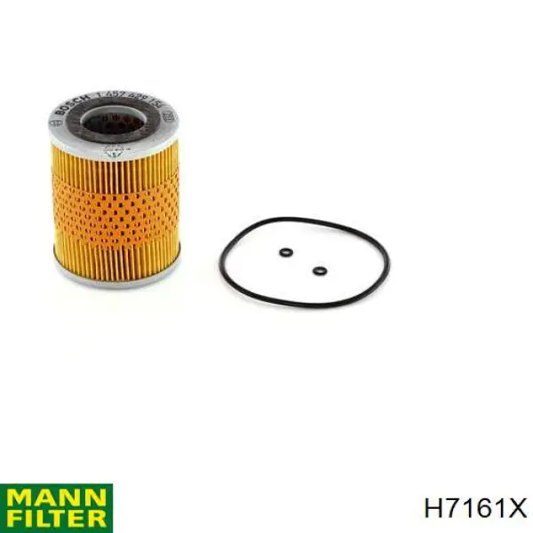 H7161X Mann-Filter Filtro aceite