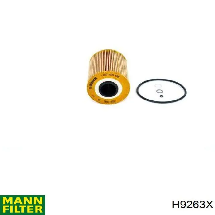 H9263X Mann-Filter filtro de aceite