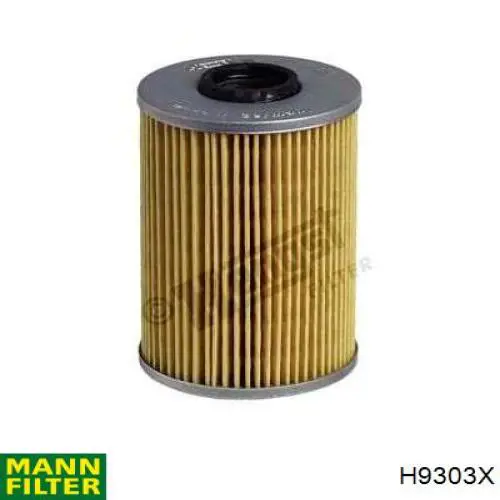 H9303X Mann-Filter filtro de aceite