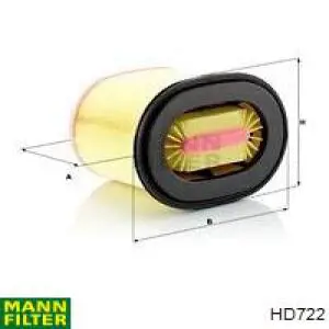 Comprar HD722 Mann-Filter Filtro del sistema hidráulico