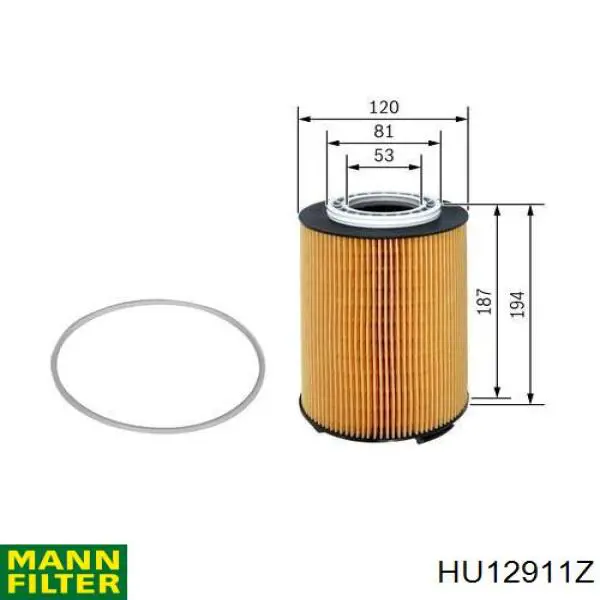 Comprar HU12911Z Mann-Filter Filtros de aceite