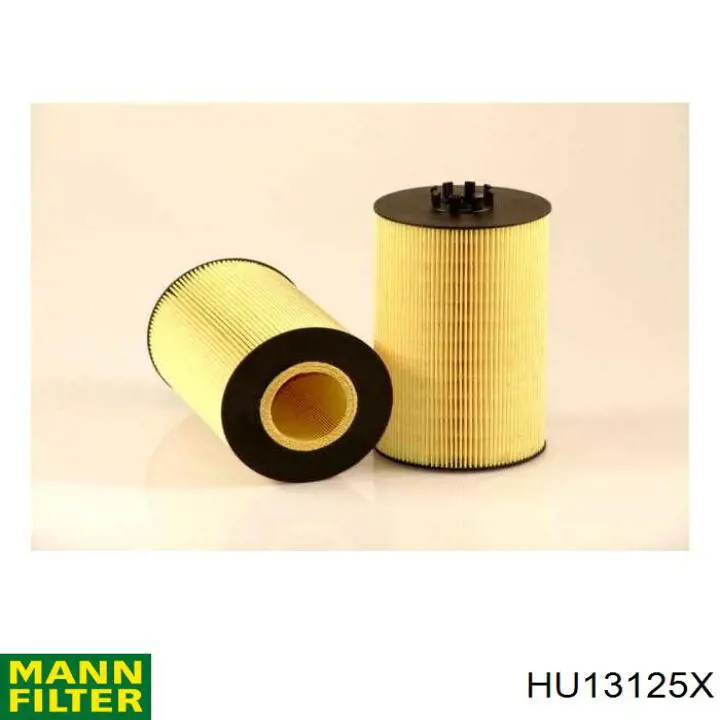 HU 13 125 X Mann-Filter filtro de aceite