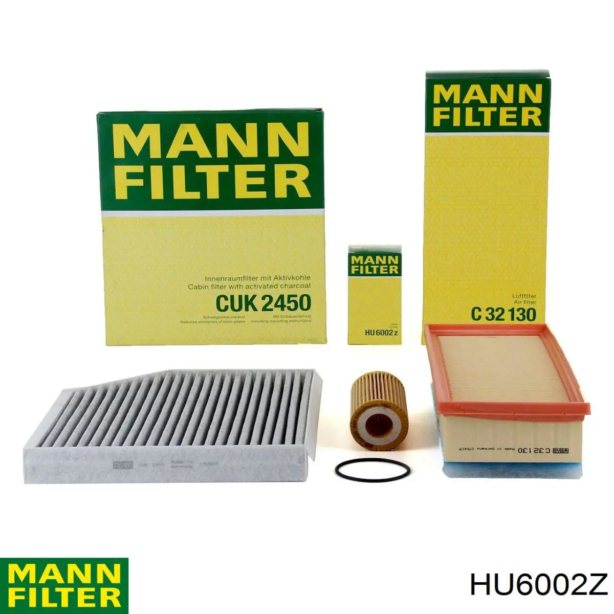 Filtro de aceite HU6002Z Mann-Filter