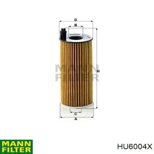 Filtro de aceite Mann-Filter HU6004X precio, desde 10,06 EUR