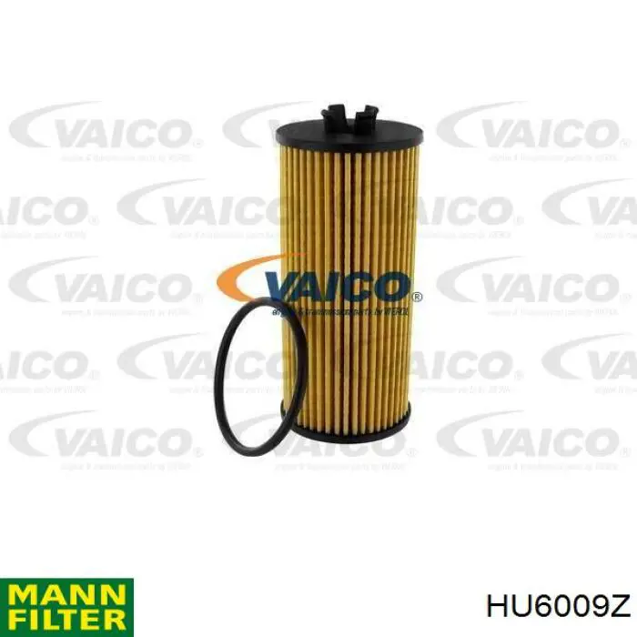Filtro de aceite HU6009Z Mann-Filter