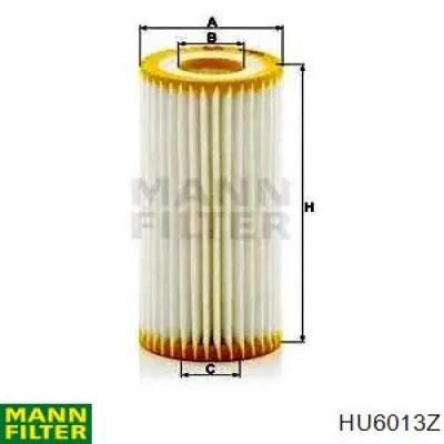 HU6013Z Mann-Filter filtro de aceite
