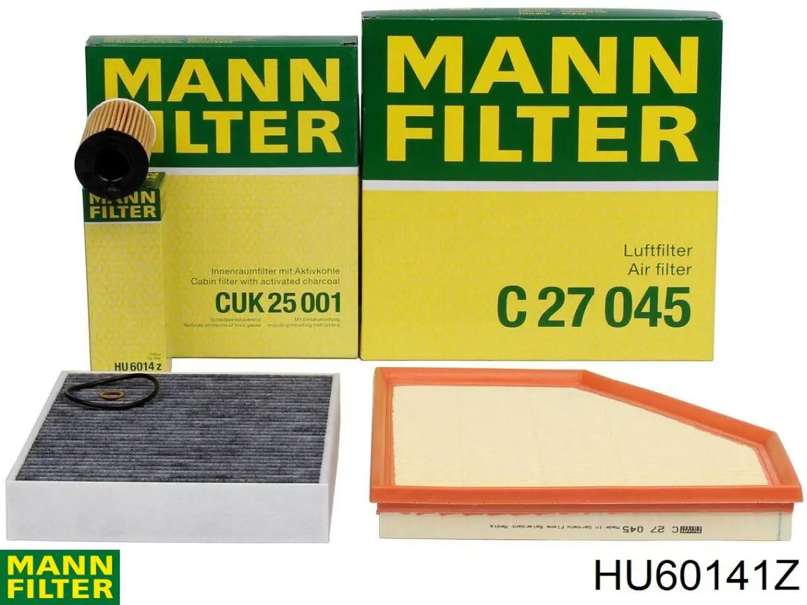 Filtro de aceite HU60141Z Mann-Filter