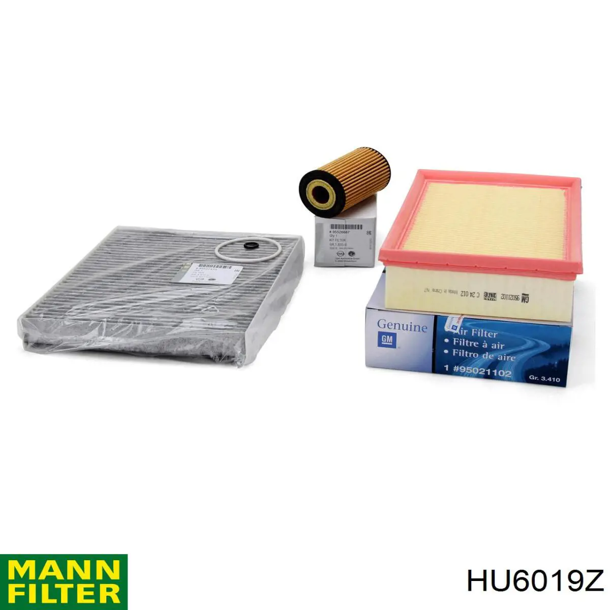 HU6019Z Mann-Filter Filtro aceite