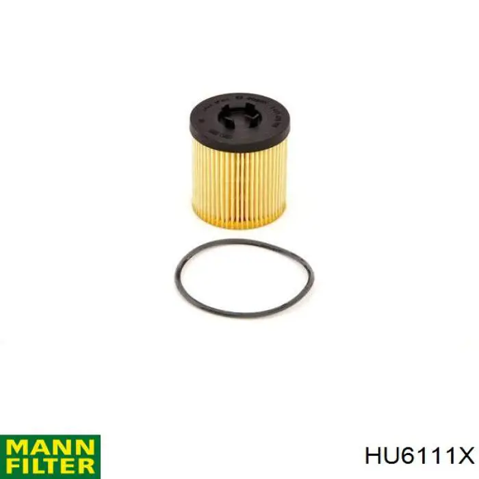 Filtro de aceite HU6111X Mann-Filter
