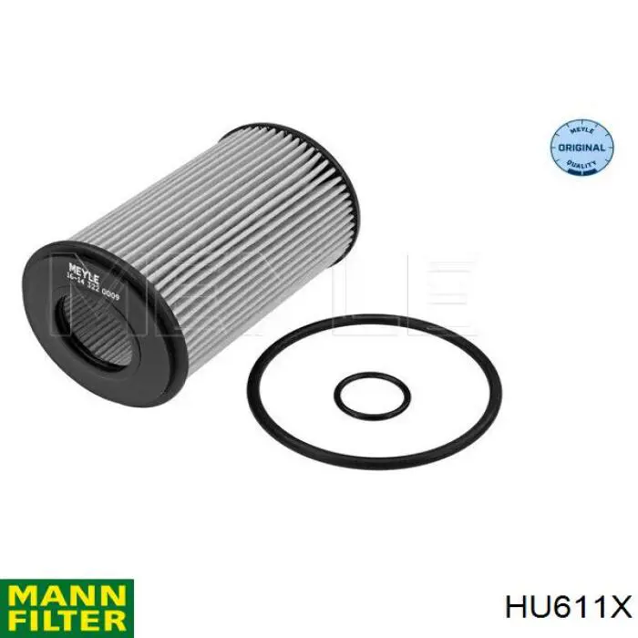 HU611X Mann-Filter filtro de aceite
