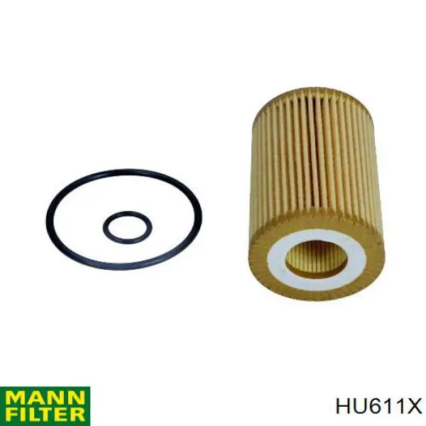 Filtro de aceite HU611X Mann-Filter