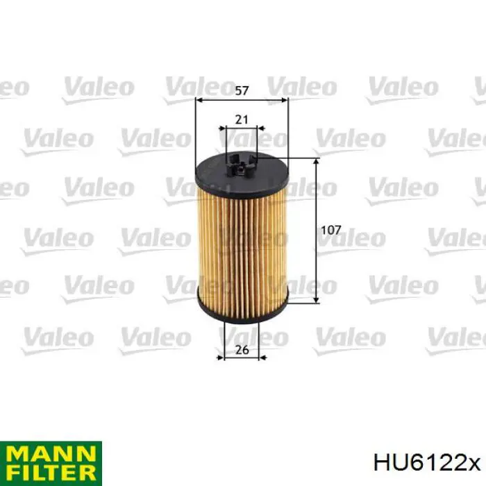 Filtro de aceite Opel Zafira P12
