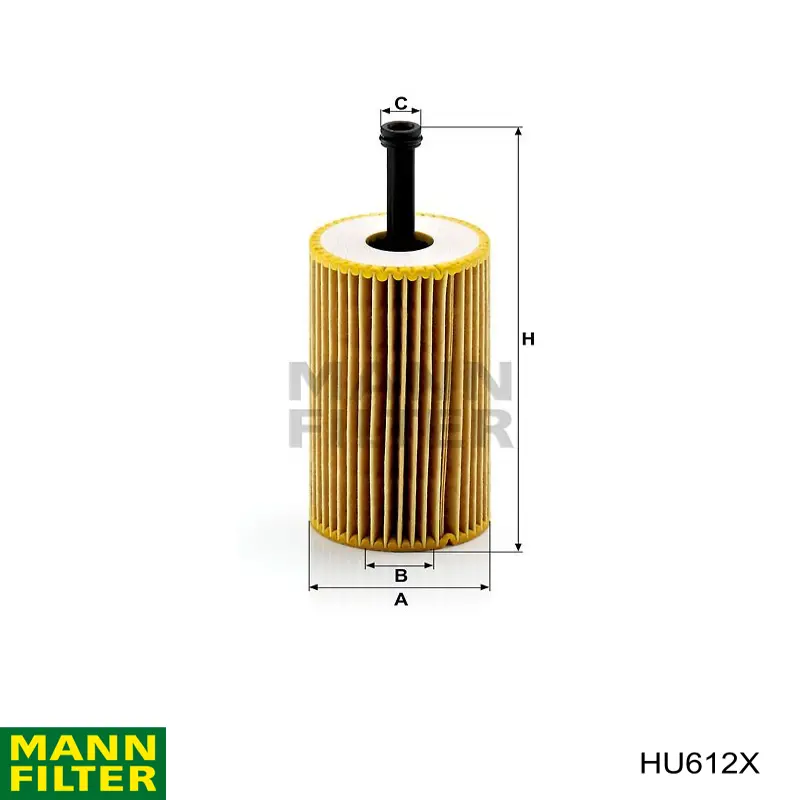 Filtro de aceite Mann-Filter HU612X precio, desde 4,50 EUR