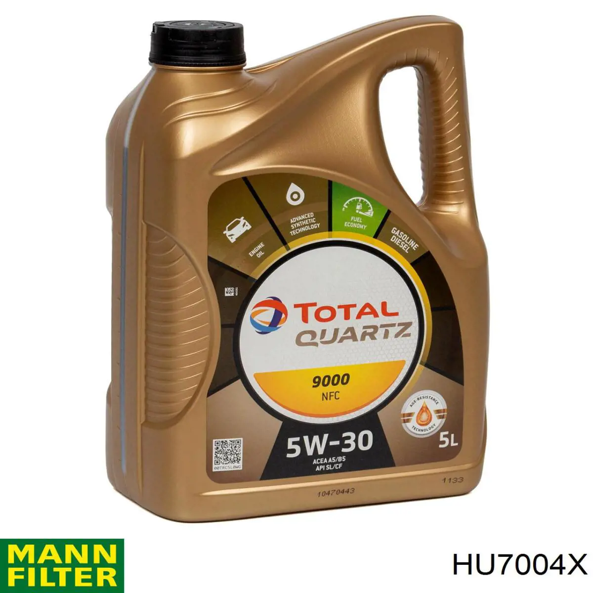 Filtro de aceite motor Mann-Filter HU7004X