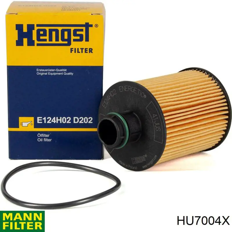 Filtro de aceite HU7004X Mann-Filter