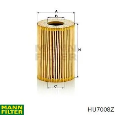 HU7008Z Mann-Filter Filtro aceite