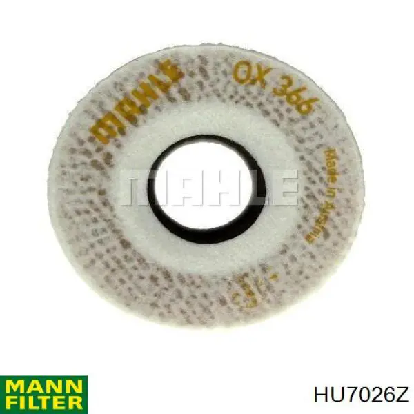 HU7026Z Mann-Filter Filtro aceite